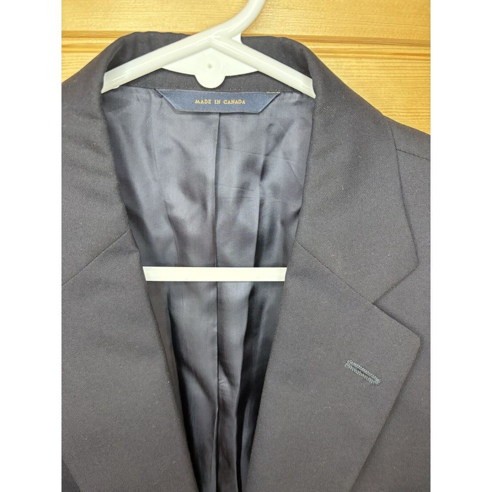 Brooks Brothers Madison 1818 Loro Piana Black 100% Wool‎ Blazer Gold Buttons 43R - Picture 11 of 11